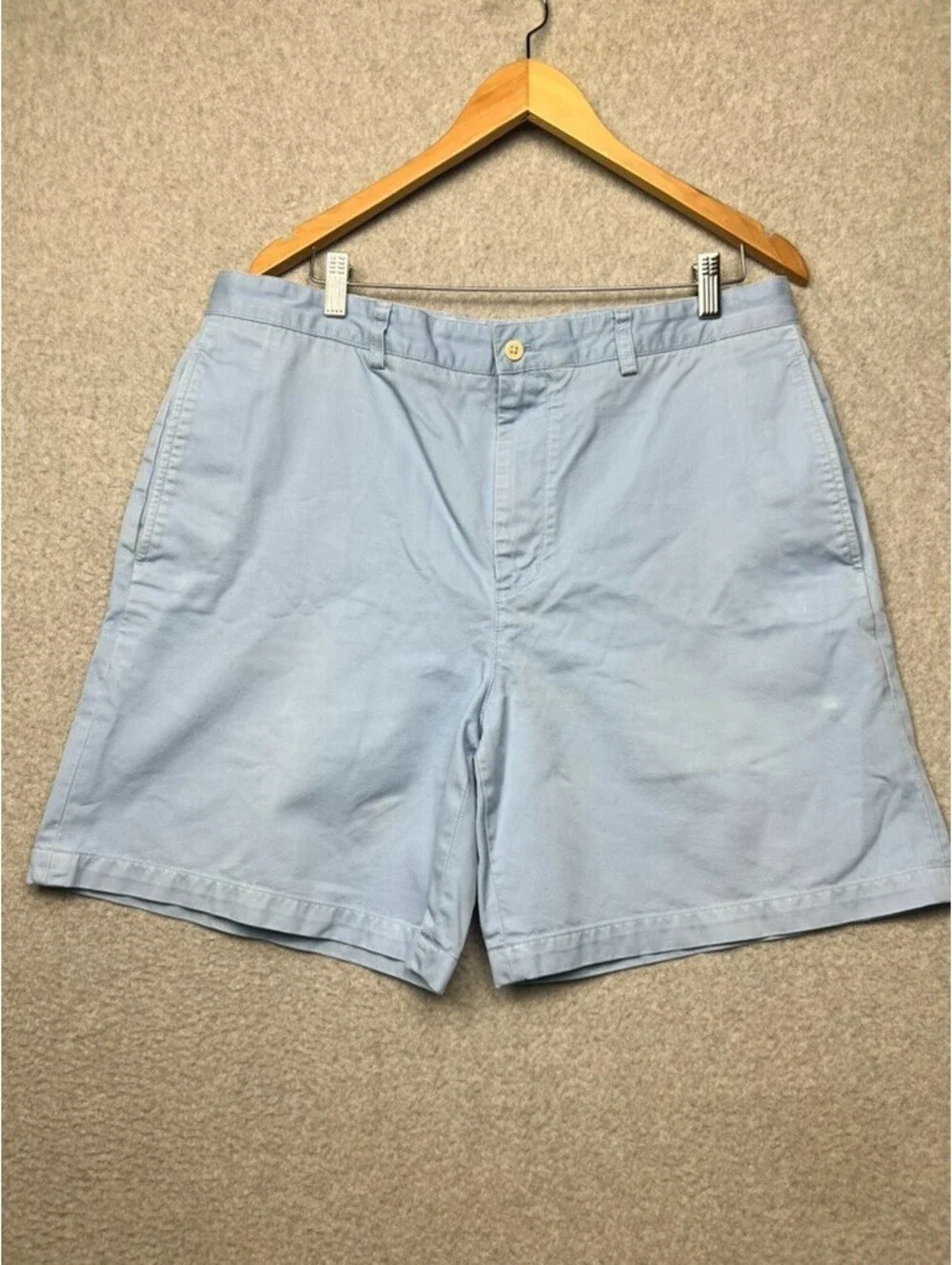 Vineyard Vines Breaker Shorts Mens 36 Light Blue Chino Preppy Coastal Old Money